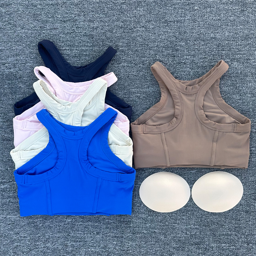 Tank Top Ribbed - Women Yoga Bra Tank Tops for
