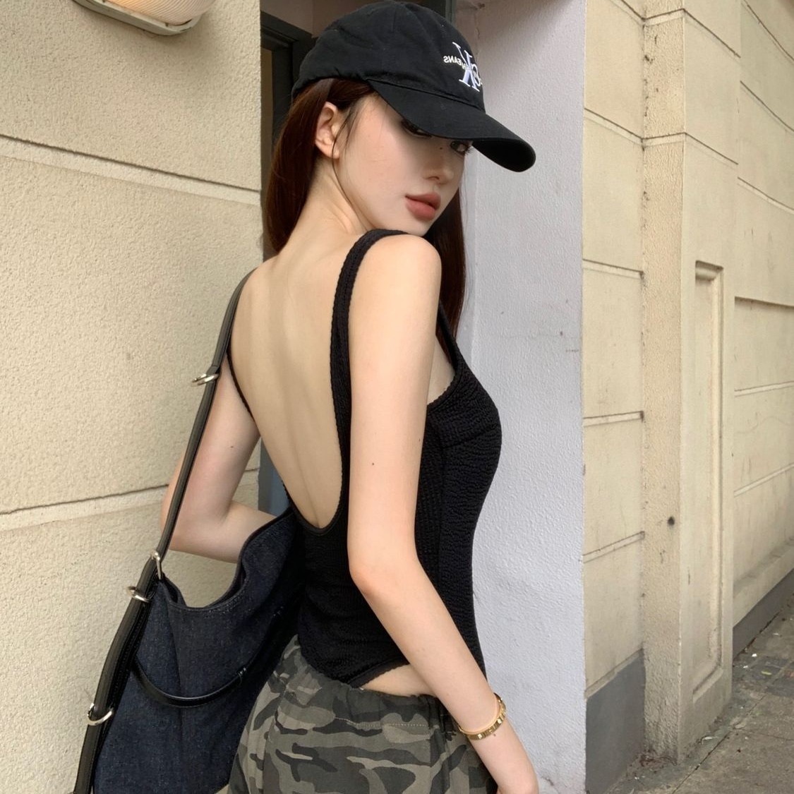 Black Strappy Bodysuit Sexy Ba - Suspender Tank Top recensie en prijs