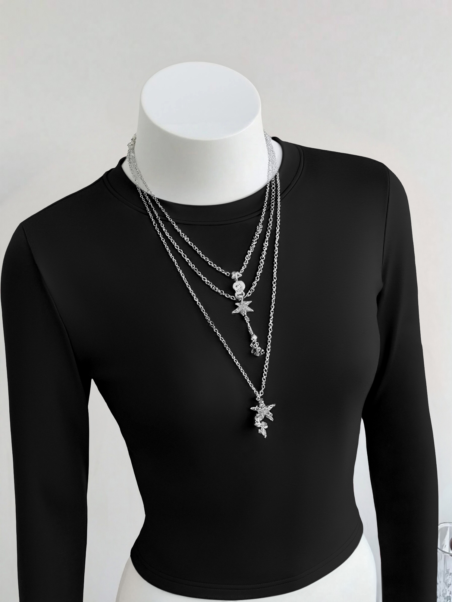 Y2K Cropped Long Sleeve T-Shir - Undershirt Crew Neck recensie en prijs