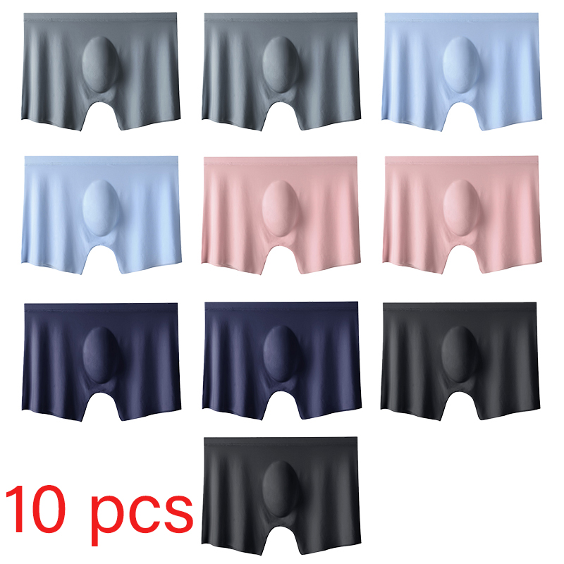 10 Pcs/Lot Men's Summer Ice Si - Multi Pack Underwear recensie en prijs