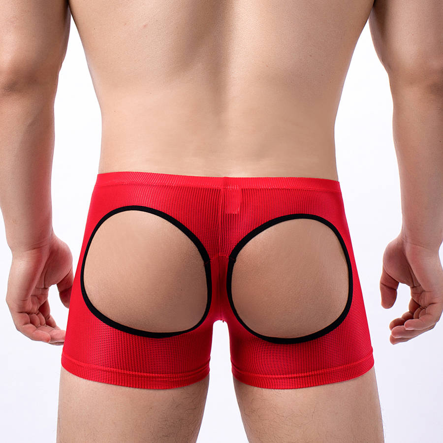 Men's Open Butt Boxer Shorts M - Mesh Sport Boxer recensie en prijs