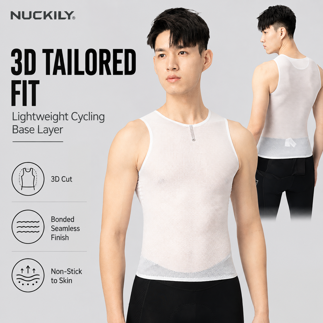 NUCKILY Men Cycling Base Layer - Sleeveless Undershirt recensie en prijs