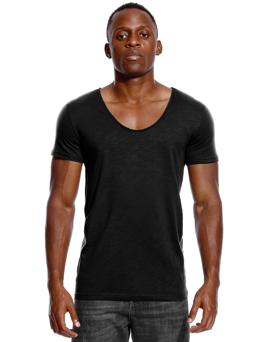 Scoop Neck T Shirt for Men Low - Undershirt Crew Neck recensie en prijs
