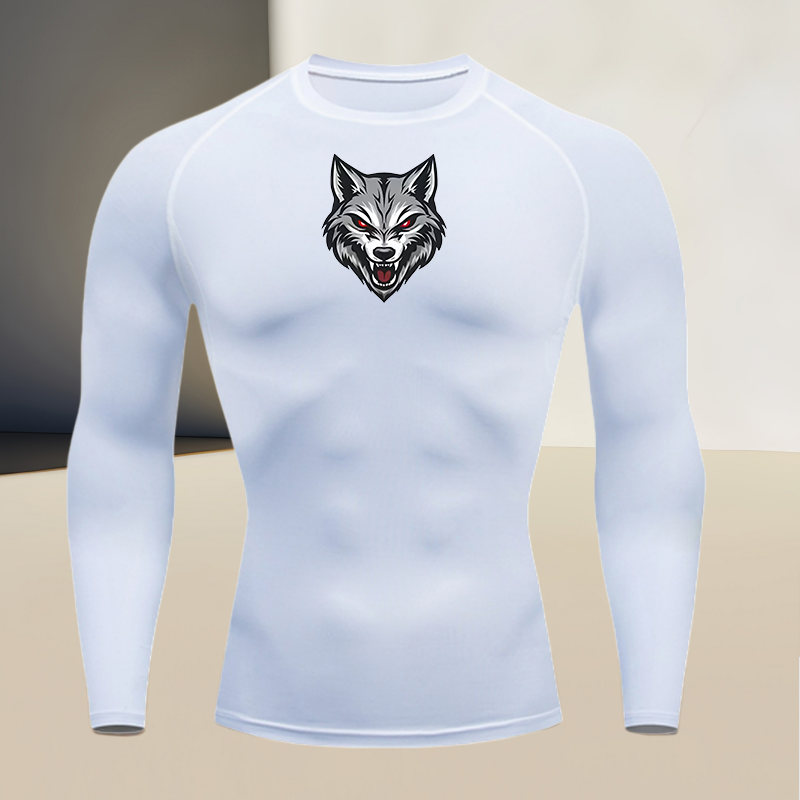Men's long sleeved round neck  - T Shirt Tight Fit recensie en prijs