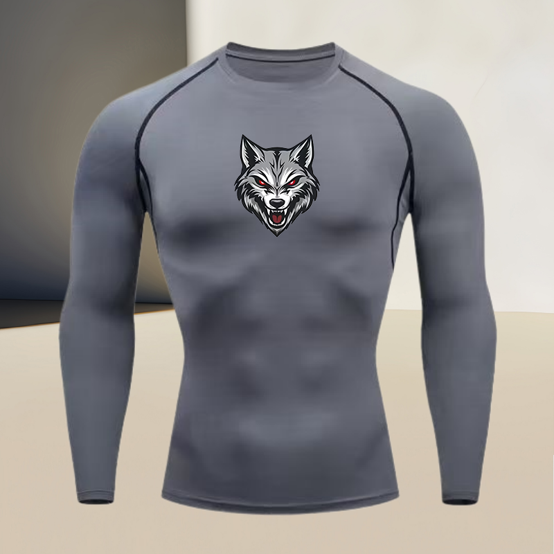 Men's long sleeved round neck  - T Shirt Tight Fit recensie en prijs