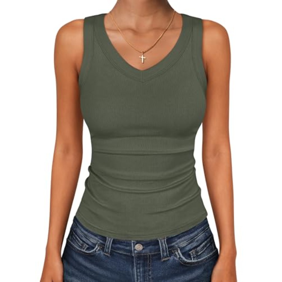 ANRABESS Tank Tops for Women V - Tank Top Ribbed recensie en prijs