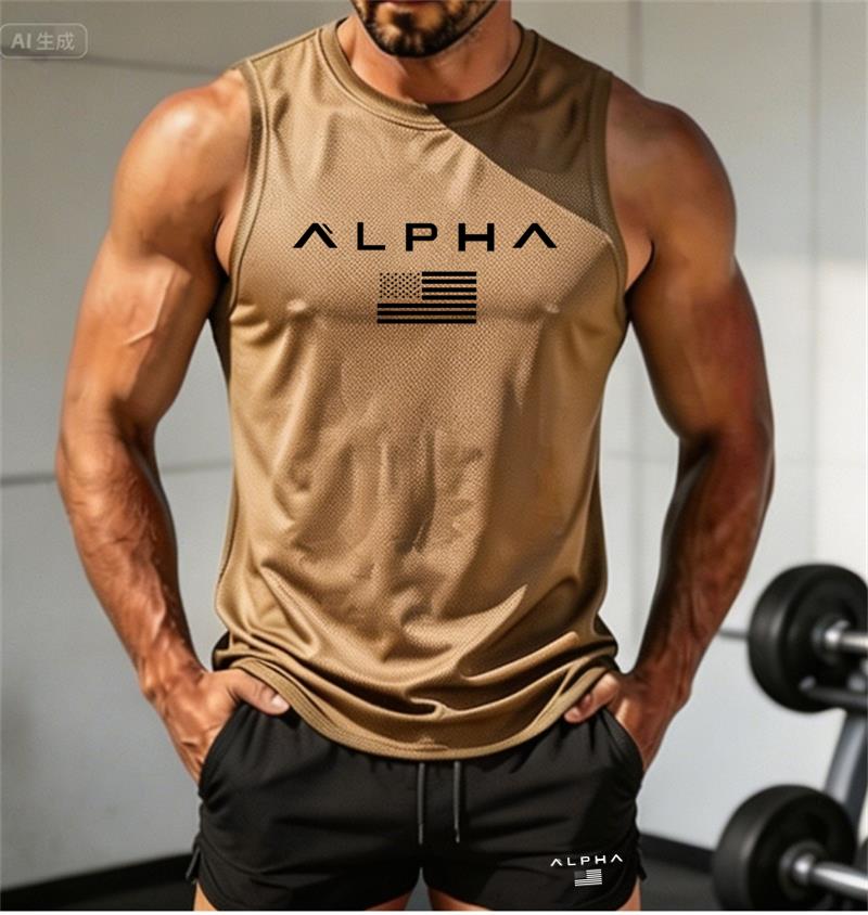 2026 Alpha Men's Printed Round - Sleeveless Undershirt recensie en prijs