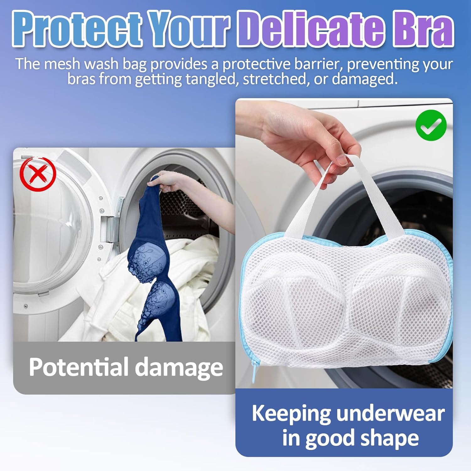 2-Pack Bra Wash Bags- Non-Defo - Multi Pack Underwear recensie en prijs