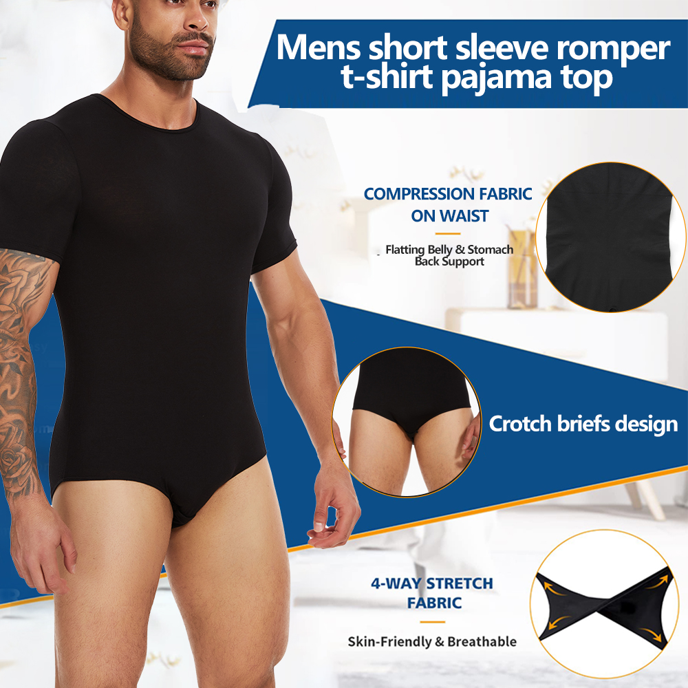 Short Sleeve Full Body Shaper  - Undershirt Crew Neck recensie en prijs