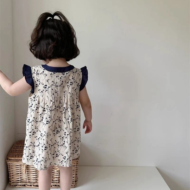 Girls summer floral dress 2024 - Undershirt Crew Neck recensie en prijs