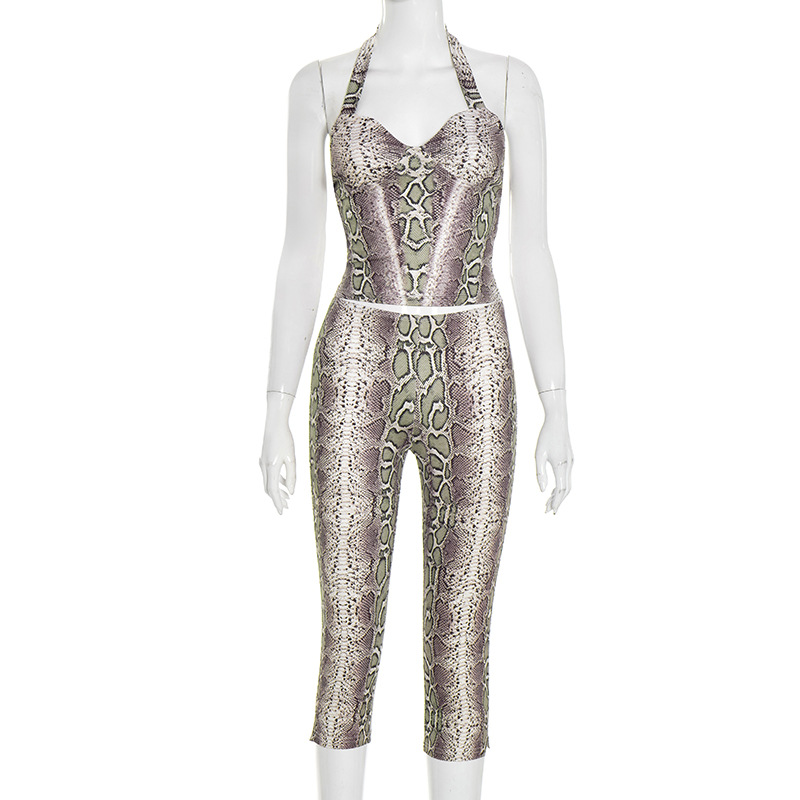 Serpentine Print Women Sexy 2  - Suspender Tank Top recensie en prijs