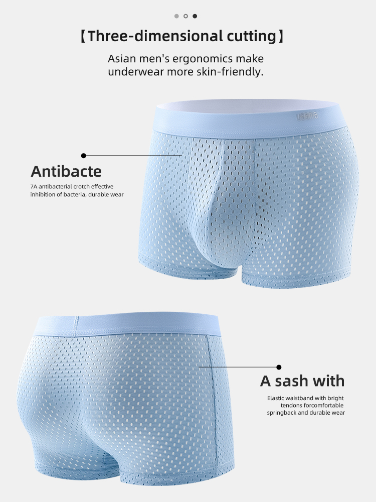 4pcs Men's Boxer Shorts Ice Si - Multi Pack Underwear recensie en prijs
