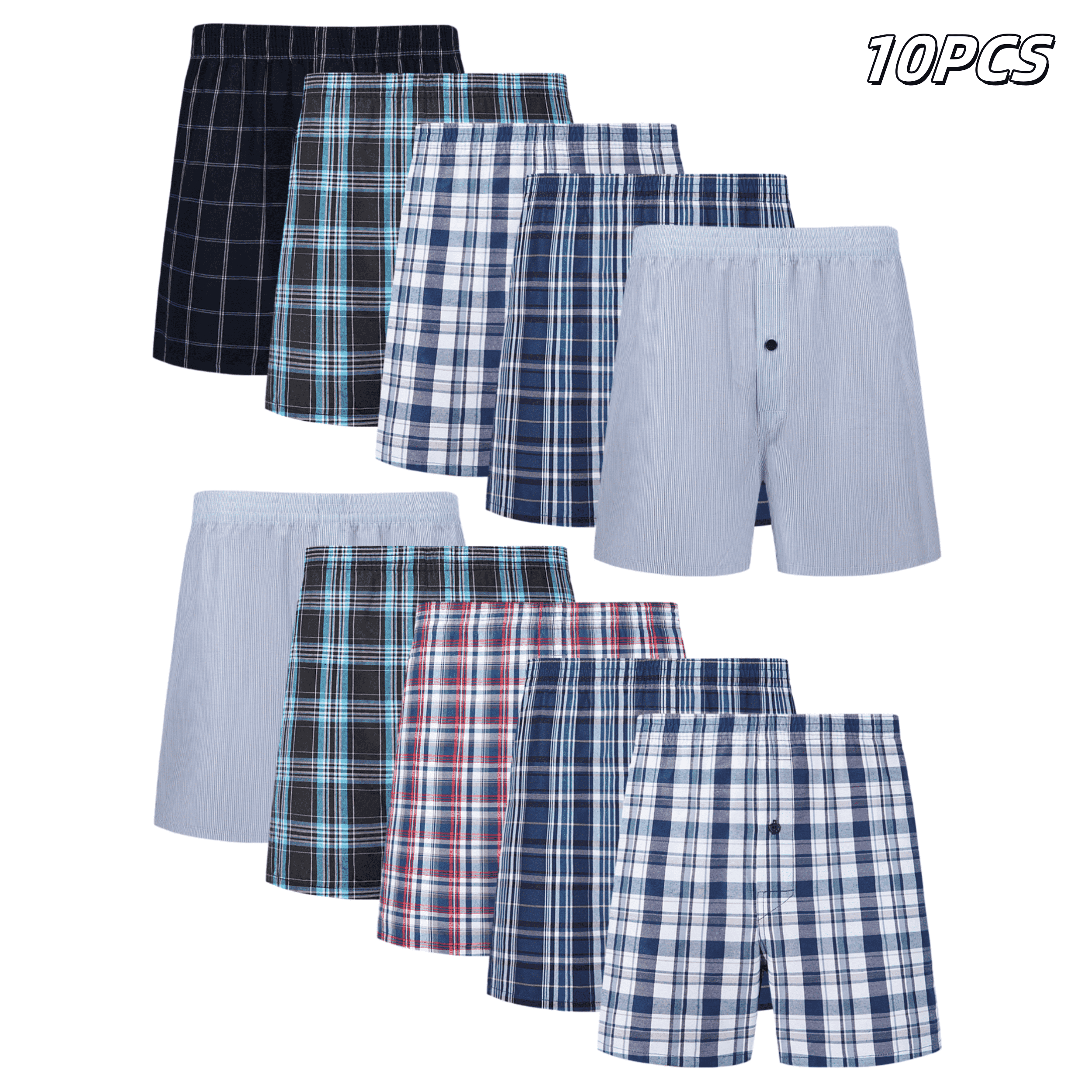 10pcs Men's Underwear Spring/S - Boxer Brief Pack Cotton recensie en prijs