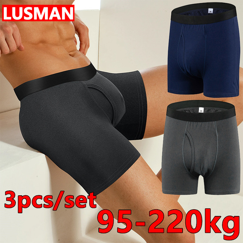 3pcs Men's Cotton Underwear Bo - Boxer Brief Pack Cotton recensie en prijs