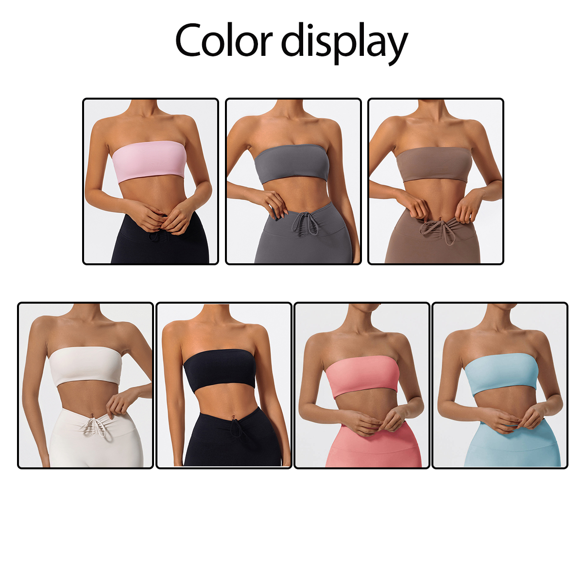 Strapless Sports Bra Gym Crop  - Quick Dry Underwear recensie en prijs