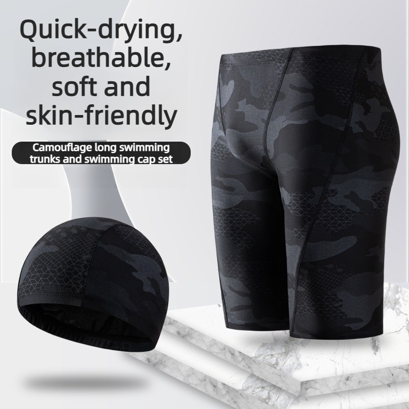 Men's swimming trunks, long fl - Trunk Breathable Men recensie en prijs
