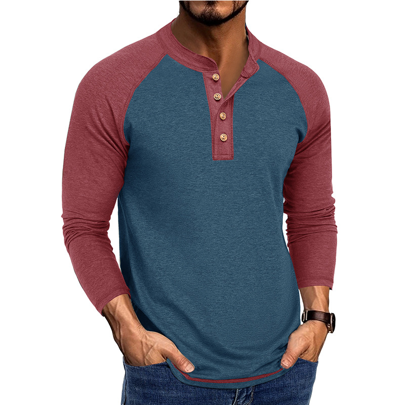 Men's New Long Sleeve Henley S - Base Layer Top recensie en prijs
