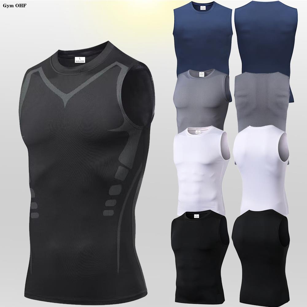 Men's Compression Tank Tops Gy - Sleeveless Undershirt recensie en prijs