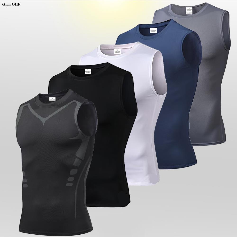 Men's Compression Tank Tops Gy - Sleeveless Undershirt recensie en prijs
