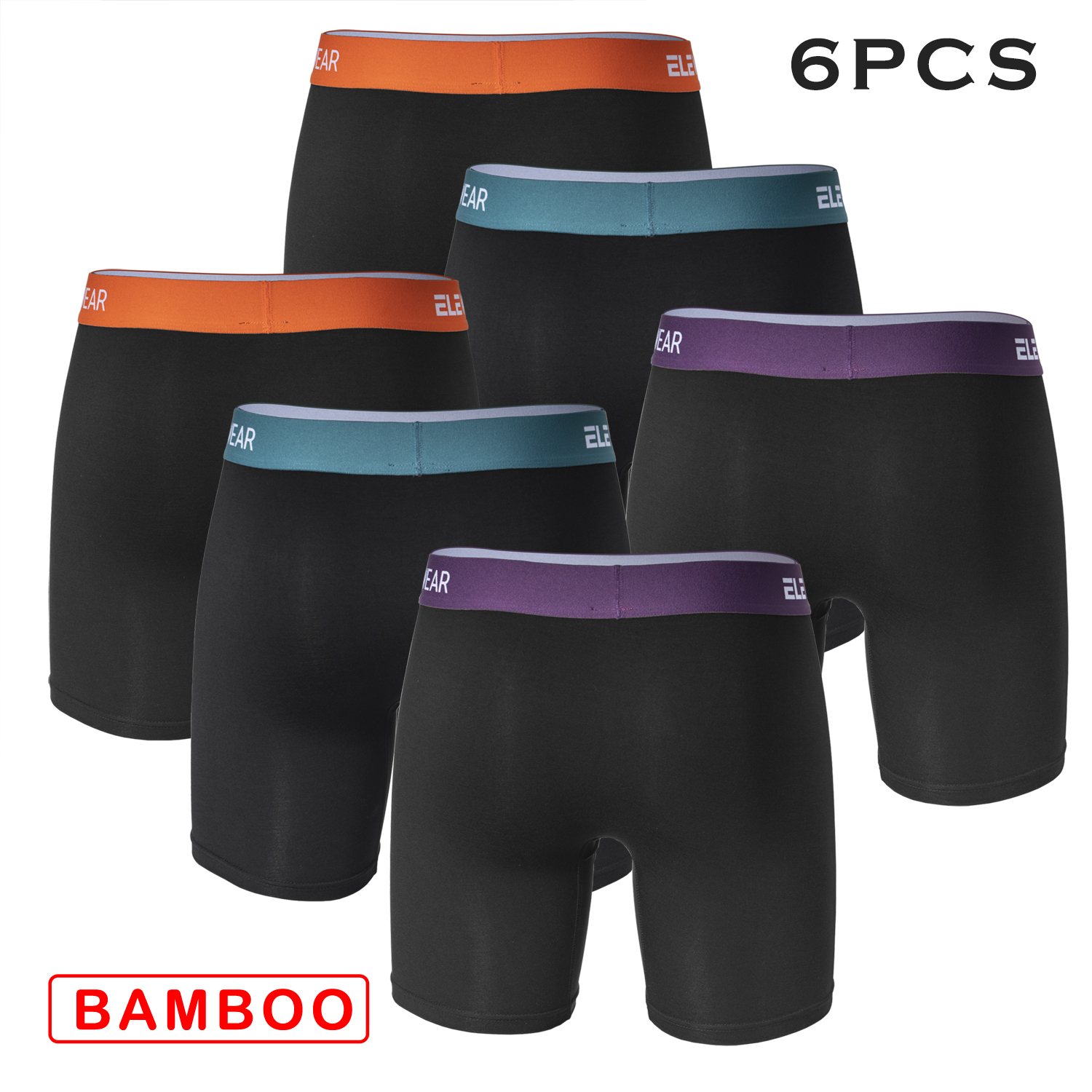 6 pcs Bamboo Men Underwear Wit - Boxer Shorts Modal recensie en prijs
