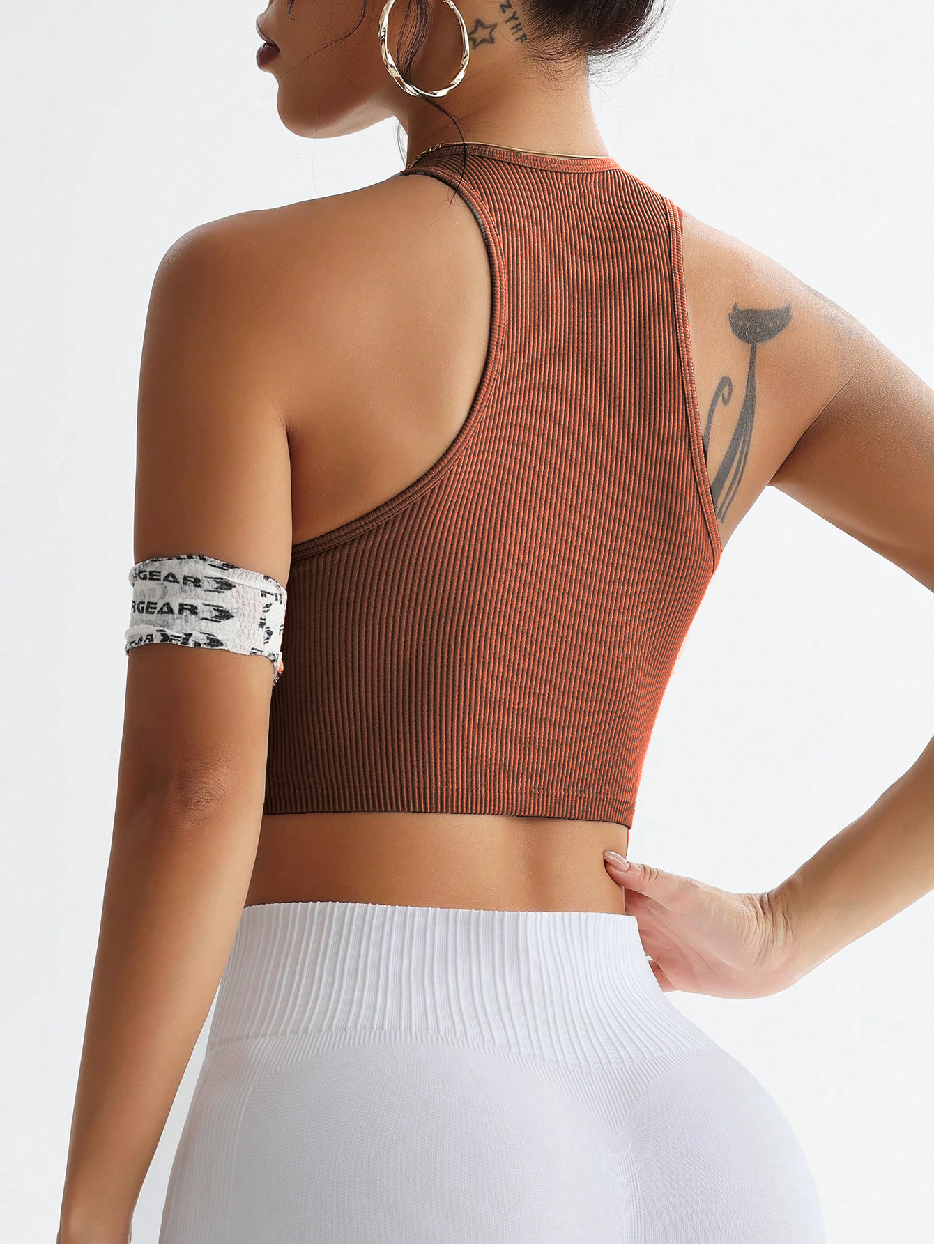 Ribbed Seamless Sports Bra Tan - Tank Top Ribbed recensie en prijs