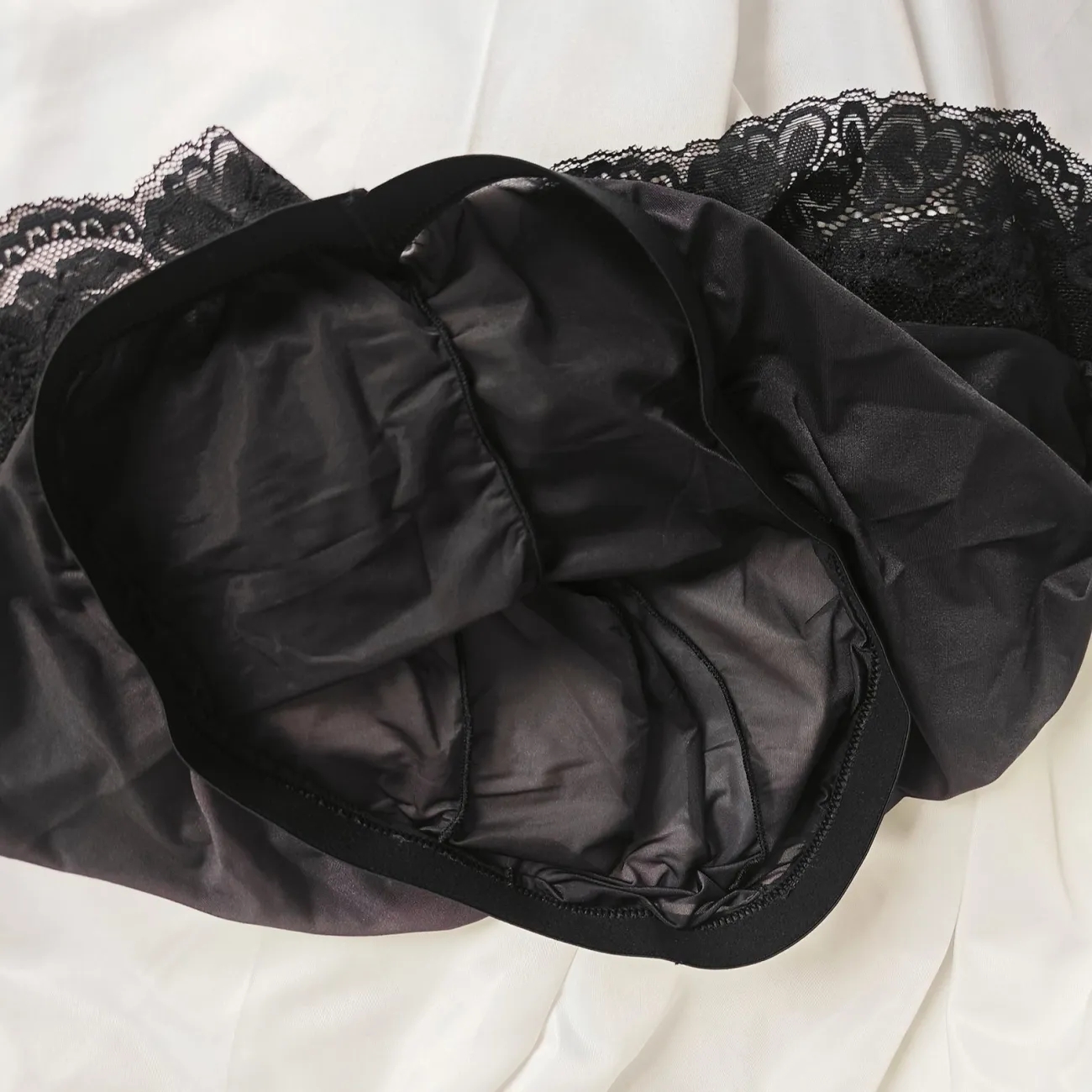 Sexy Man's Glossy Lace Hem Sho - Pouch Boxer Pouch recensie en prijs