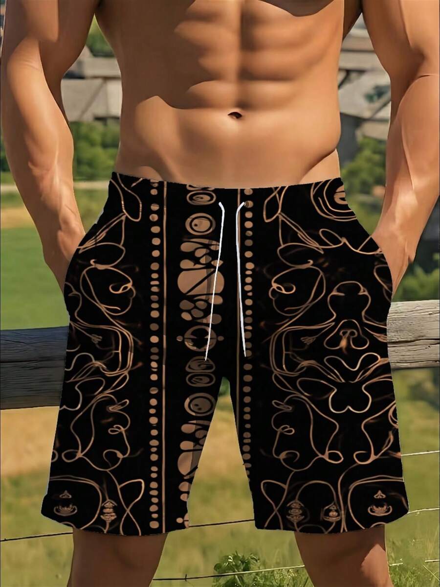 Mens Abstract Geometric Print  - Trunk Breathable Men recensie en prijs